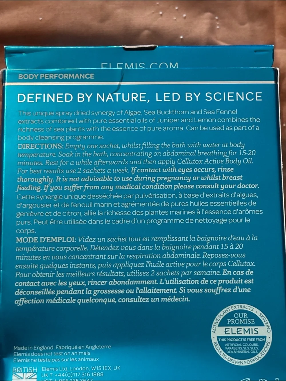 ELEMIS Cellutox Herbal Bath Synergy - Blue